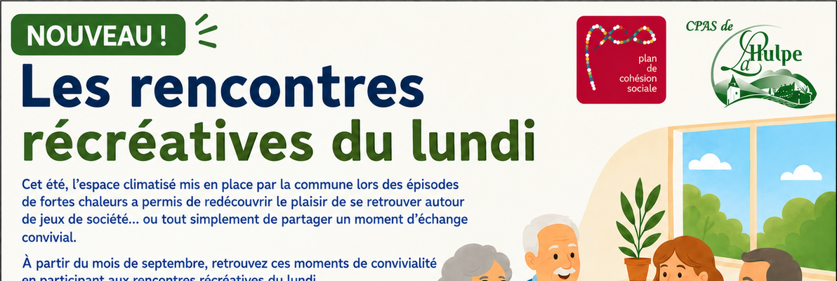 Les rencontres récréatives du lundi