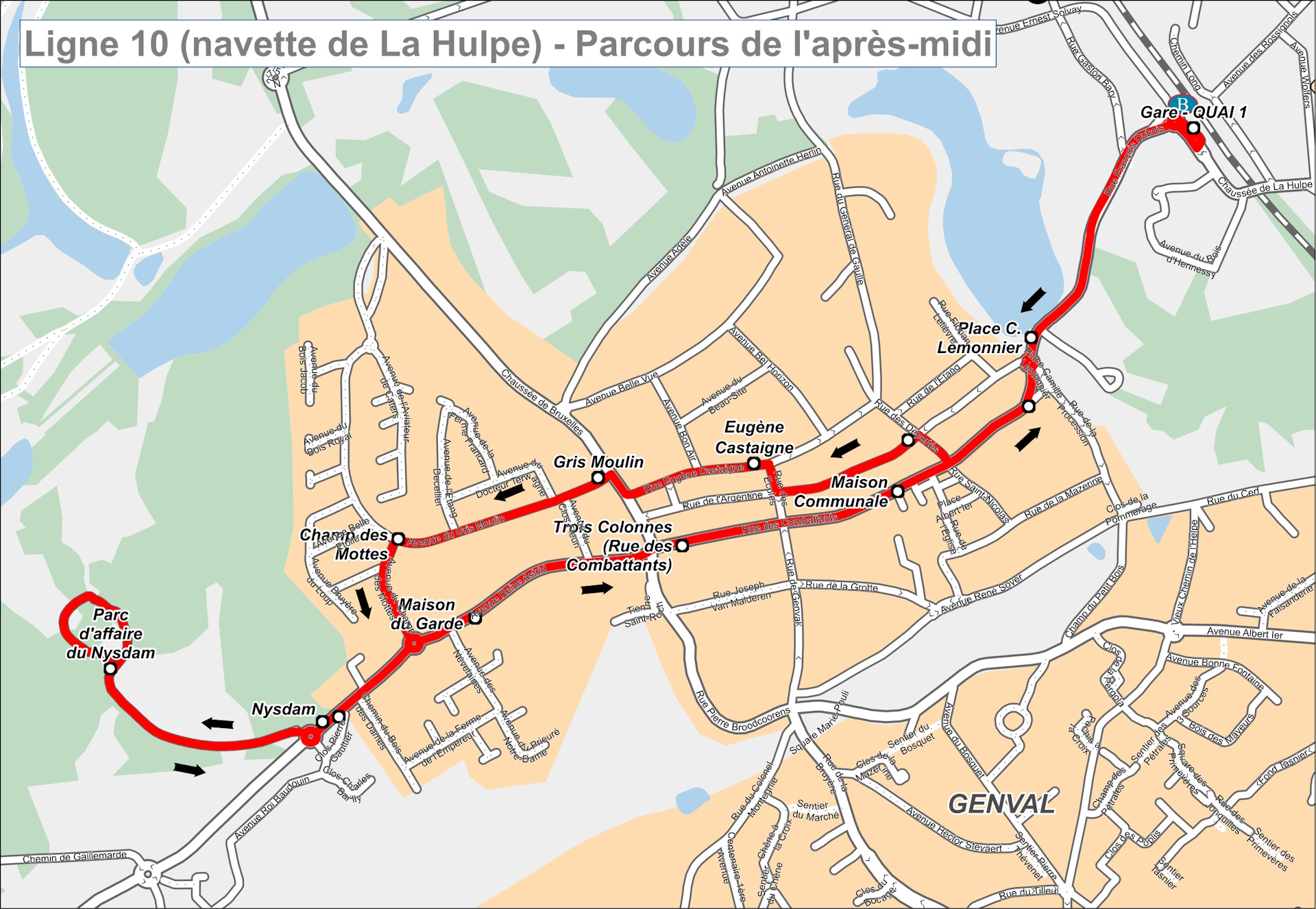 ligne 10 après midi